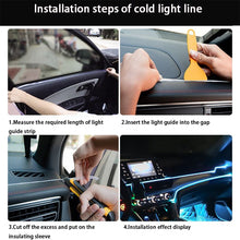 Load image into Gallery viewer, 1M/3M/5M Car Interior Led Decorative Lamp EL Wiring Neon Strip For Auto DIY Flexible Ambient Light USB Party Atmosphere Diode