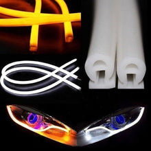 Load image into Gallery viewer, 2pcs 12V 30cm 45cm 60cm Car DRL Flexible Tube LED Daytime Running Lights Turn Signal Angel Eye Car Styling Replacement Modified