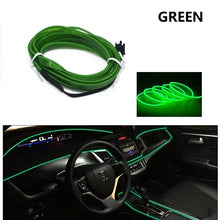 Load image into Gallery viewer, 1M/3M/5M Car Interior Led Decorative Lamp EL Wiring Neon Strip For Auto DIY Flexible Ambient Light USB Party Atmosphere Diode