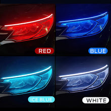 Load image into Gallery viewer, 2Pcs Car LED Light Strip DRL Daytime Running Lights Flexible Auto Headlight Surface Decorative Lamp Flowing Turn Signal Styling