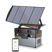 Load image into Gallery viewer, ALLPOWERS Portable solar Power Station 700W / 1500W Outdoor Generators, 110 / 230V Battery Backup With Mobile 200W Solarpanel