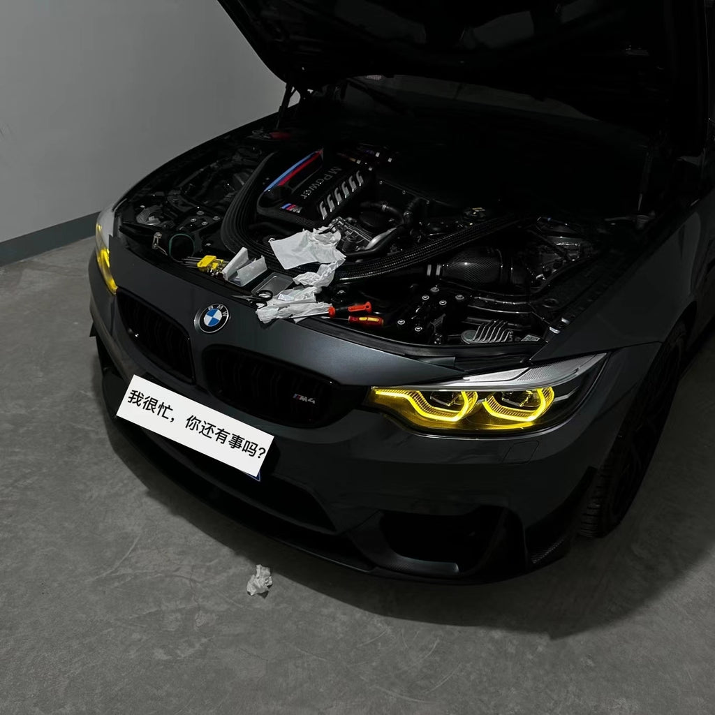 Icedriver for BMW M3 M4 Angel Eyes DRL RGB multicolor LED boards F80 F82 F83 M3 GTS daytime running lights Red RGBW Yellow DRL